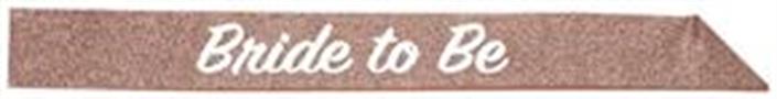 Bride To Be Glittered Sash