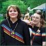 Beads w/Printed Pride Flag Medallion