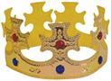 Birthday King's Crown & Gltrd Sash Set
