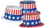 Plastic Toppers w/Patriotic Band