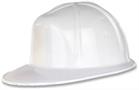 White Plastic Construction Helmet