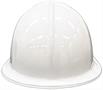 White Plastic Construction Helmet