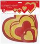 Glittered Heart Cutouts