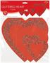 Glittered Heart Cutouts