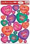 Candy Heart Clings