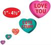 Candy Heart Clings
