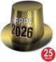 New Year "2026" Gold Asst for 50