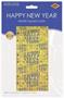 Happy New Year Metallic Square Curtain