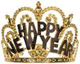 Plastic Happy New Year Tiara