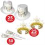 White New Year Gold Asst for 50