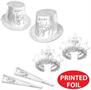 White New Year Silver Asst for 50