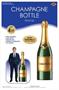 Champagne Bottle Stand-Up