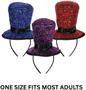 Sparkling Top Hat Headbands