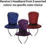Sparkling Top Hat Headbands