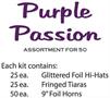 Purple Passion Asst for 50