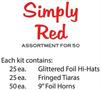 Simply Red Asst for 50