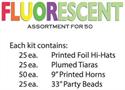 Fluorescent Asst for 50