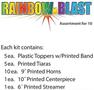 Rainbow Blast Asst for 10