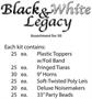 Black & White Legacy Asst for 50
