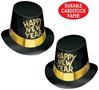Black Hi-Hat w/Glittered HNY