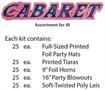 Cabaret Asst for 50