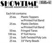 Showtime Silver Deluxe Asst for 100