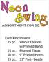 Neon Swing Asst for 50