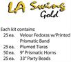 LA Swing Gold Asst for 50