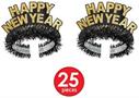 Gold New Year Star Asst for 50
