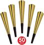 Gold New Year Star Asst for 50
