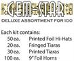 Gem-Star Gold Deluxe Asst for 100
