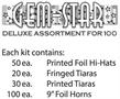 Gem-Star Silver Deluxe Asst for 100
