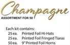 Champagne New Year Asst For 50