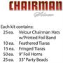 Chairman Silver Asst for 50