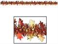 Metallic Autumn Leaf Garland