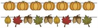 Rustic Fall Streamer Set