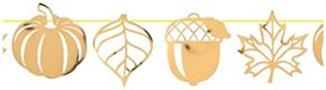Foil Die-Cut Fall Streamer