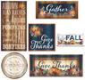Foil Fall Thanksgiving Cutouts