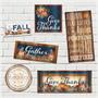 Foil Fall Thanksgiving Cutouts