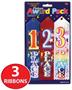 1st, 2nd, 3rd Place Award Pack Ribbons