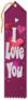 I Love You Award Ribbon