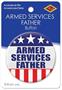 Armed Services Father Button