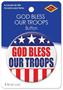 God Bless Our Troops Button