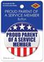 Proud Parent Of A Service Member Button