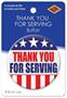 Thank You For Serving Button