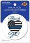 Thank You! Law Enforcement Button