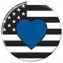 Blue Heart Button
