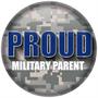 Proud Military Parent Button