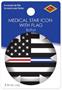 Medical Star Icon w/Flag Button
