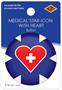 Medical Star Icon w/Heart Button